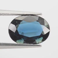 1.66 cts  Natural Blue Sapphire Loose Gemstone Oval Cut