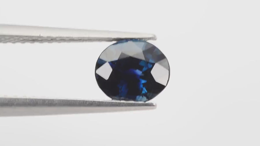 1.10 cts  Natural Blue Sapphire Loose Gemstone Oval Cut