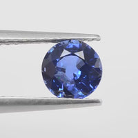 5.7  mm Natural Blue Sapphire Loose Gemstone Round Cut