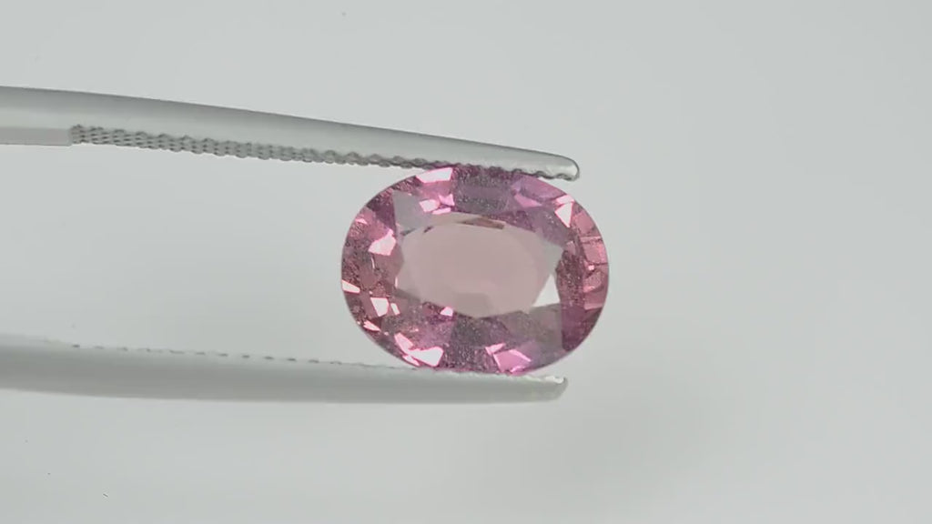 3.68 cts Natural  Pink Sapphire Loose Gemstone Oval Cut