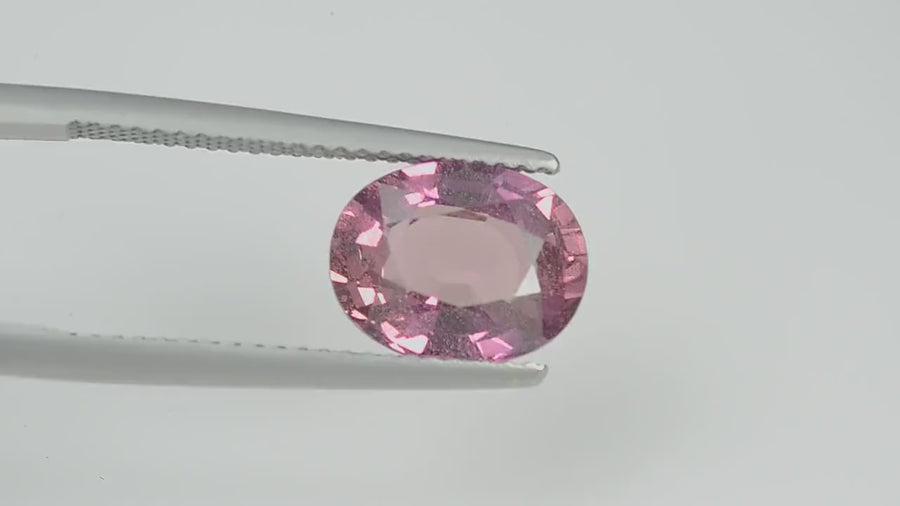 3.68 cts Natural  Pink Sapphire Loose Gemstone Oval Cut