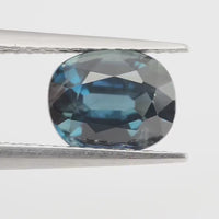 1.96 Cts Natural Teal Blue Sapphire Loose Gemstone Oval Cut