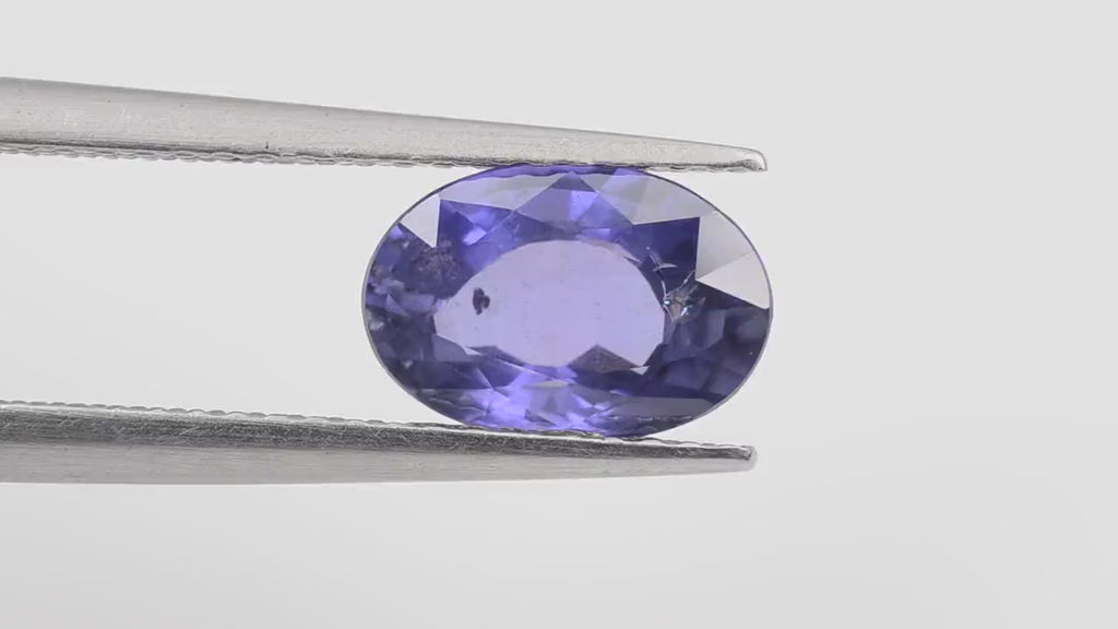 1.50 Cts Unheated  Natural Violet Sapphire Loose Gemstone Oval Cut
