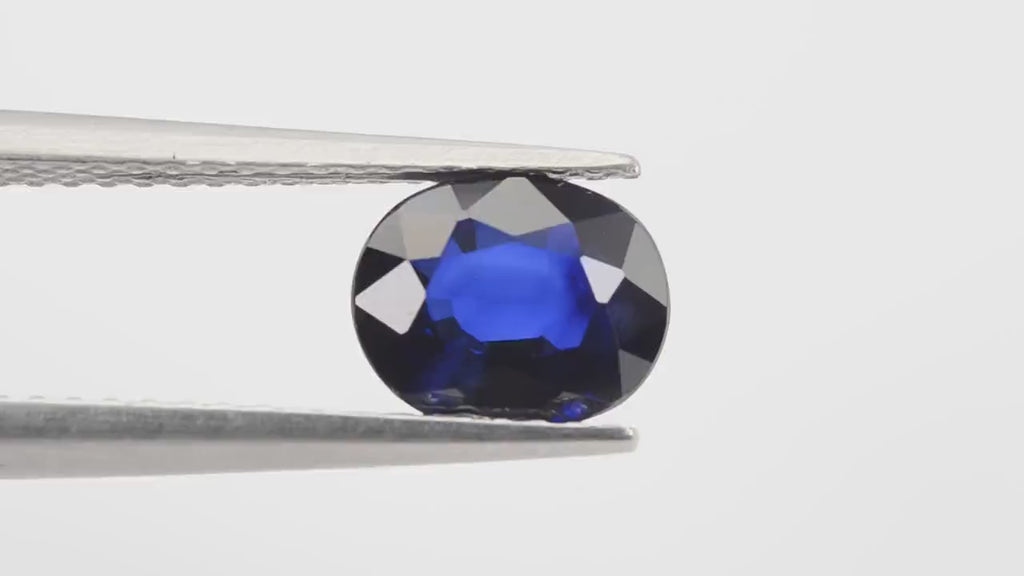 1.11 cts  Natural Blue Sapphire Loose Gemstone Oval Cut