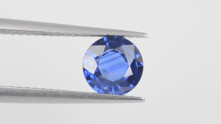 6.4 mm Natural Blue Sapphire Loose Gemstone Round Cut