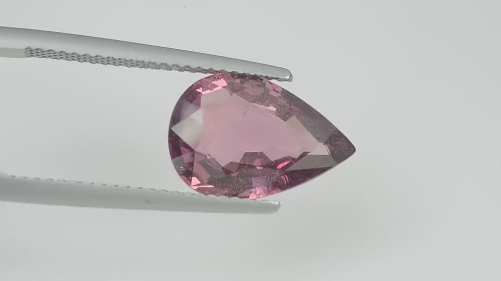 4.54  cts Natural  Pink Sapphire Loose Gemstone Pear Cut