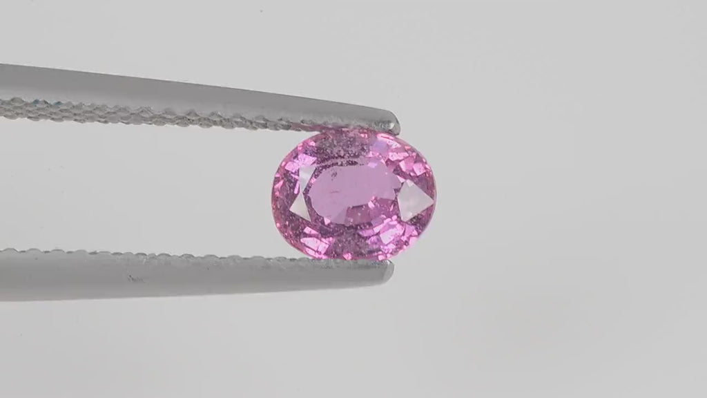 0.95 cts Natural  Pink Sapphire Loose Gemstone oval Cut