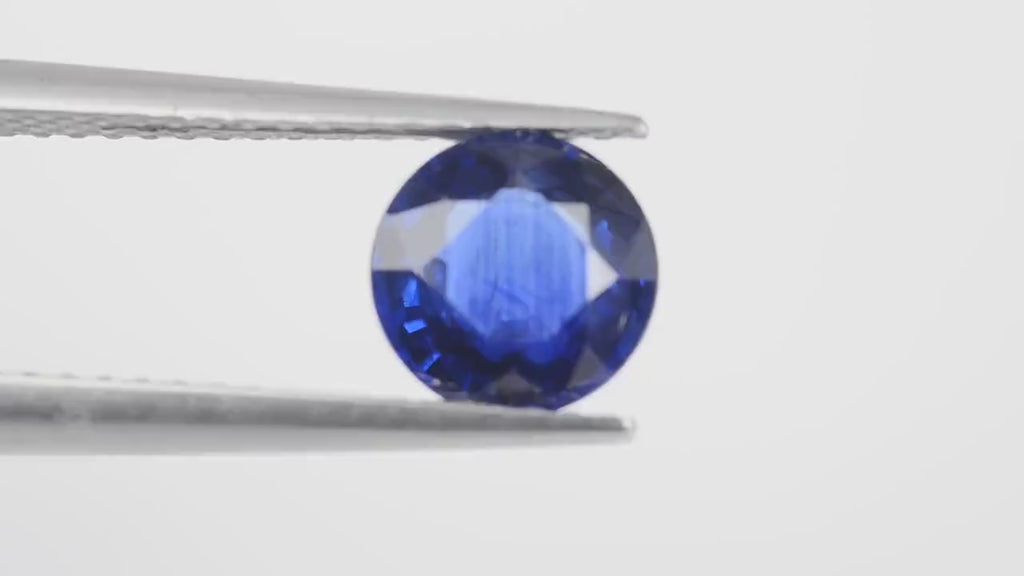 6.4 mm Natural Blue Sapphire Loose Gemstone Round Cut