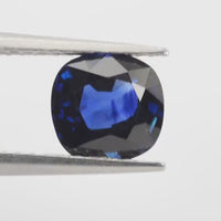 1.44  cts Natural Blue Sapphire Loose Gemstone Cushion Cut
