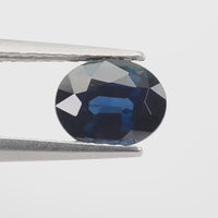 1.10 cts  Natural Teal Blue Sapphire Loose Gemstone Oval Cut