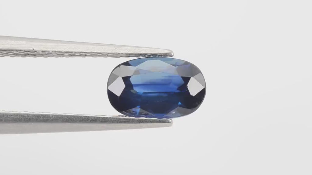 1.08 cts  Natural Blue Sapphire Loose Gemstone Oval Cut