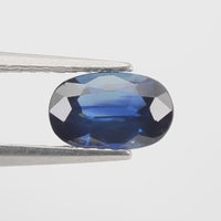 1.08 cts  Natural Blue Sapphire Loose Gemstone Oval Cut