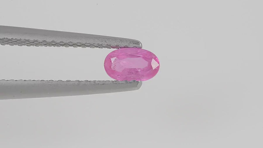 0.41 cts Natural  Pink Sapphire Loose Gemstone oval Cut