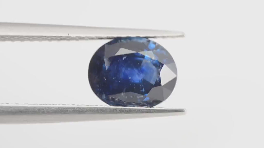 1.94 Cts Natural Blue Sapphire Loose Gemstone Oval Cut