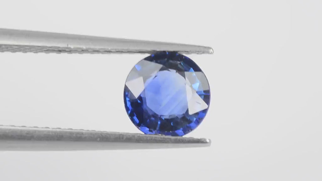 6.3 mm Natural Blue Sapphire Loose Gemstone Round Cut