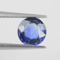 6.3 mm Natural Blue Sapphire Loose Gemstone Round Cut