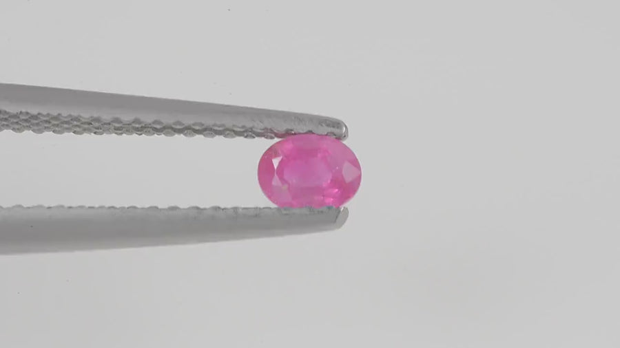0.29 cts Natural  Pink Sapphire Loose Gemstone oval Cut
