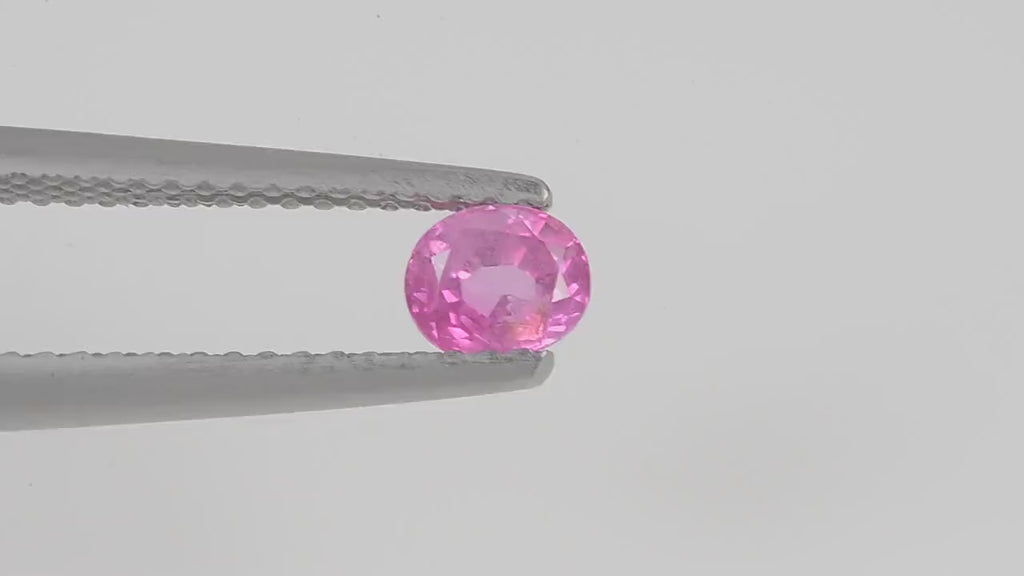0.52 cts Natural  Pink Sapphire Loose Gemstone oval Cut