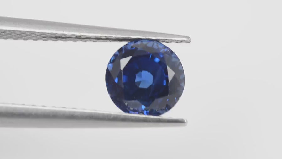 1.84 mm Natural Blue Sapphire Loose Gemstone Round Cut