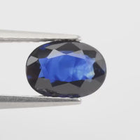 1.21 cts  Natural Blue Sapphire Loose Gemstone Oval Cut