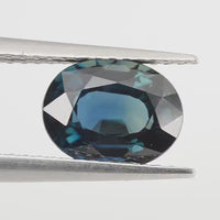 1.94 Cts Natural Teal Blue Sapphire Loose Gemstone Oval Cut