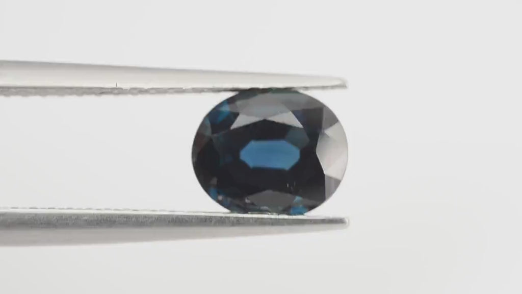 1.25 Cts Natural Teal Blue Sapphire Loose Gemstone Oval Cut