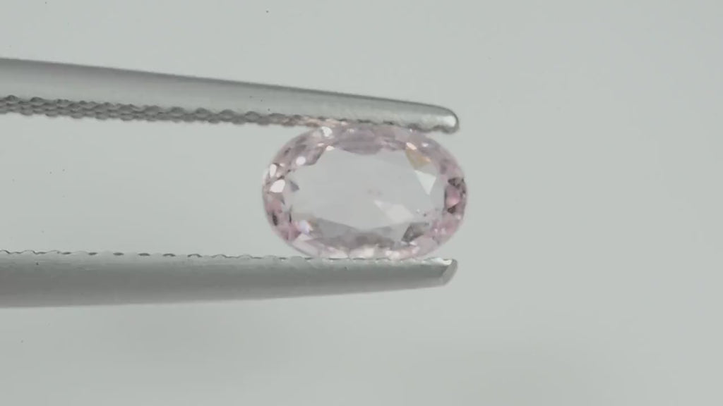 1.11 cts Natural Fancy Pink Sapphire Loose Gemstone oval Cut