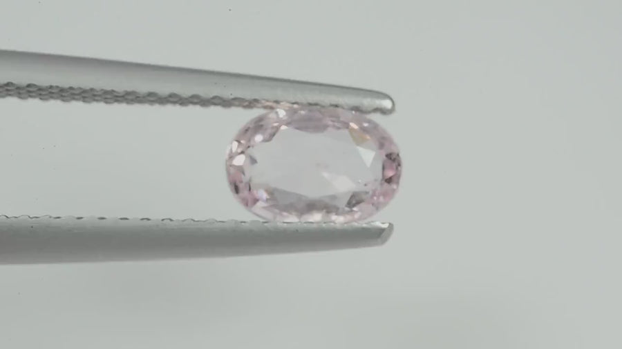 1.11 cts Natural Fancy Pink Sapphire Loose Gemstone oval Cut