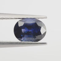 1.28 Cts Natural Blue Sapphire Loose Gemstone Oval Cut