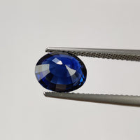 2.55 cts Unheated Natural Blue Sapphire Loose Gemstone Oval Cut GRS Certified