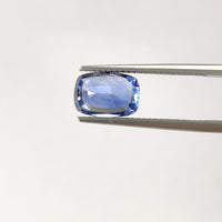 3.26 cts Natural Blue Sapphire Loose Gemstone Cushion Cut