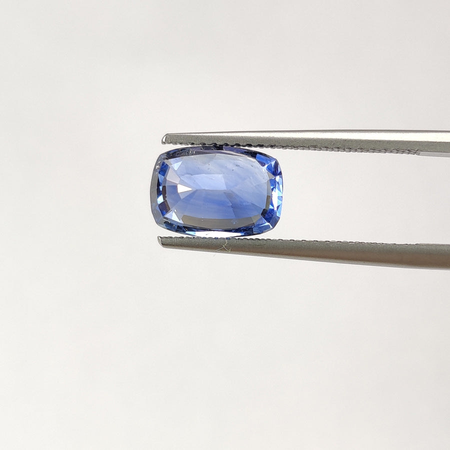 3.26 cts Natural Blue Sapphire Loose Gemstone Cushion Cut