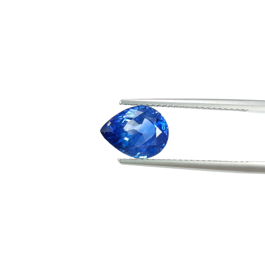 3.38 cts Natural Blue Sapphire Loose Gemstone Pear Cut Certified