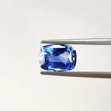 2.93 cts Natural Blue Sapphire Loose Gemstone Cushion Cut