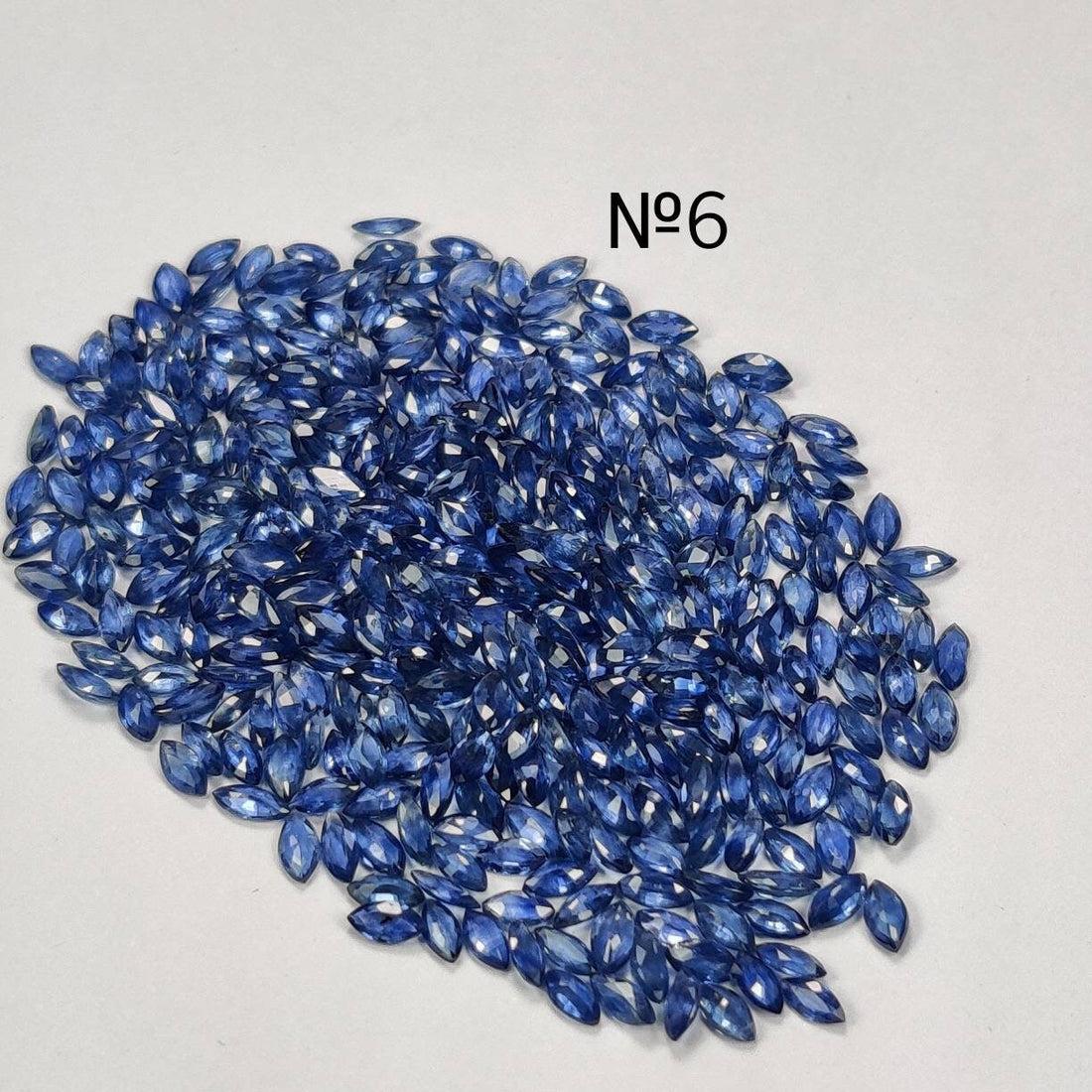 4x2 MM Natural Blue Sapphire Marquise Cut | 9 Different Grades | Varieties Of Color & Clarity | Deep / Medium / Pastel Blue | Calibrated