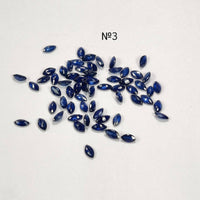 4.5x2.5 MM Natural Blue Sapphire Marquise Cut | 9 Different Grades | Varieties Of Color & Clarity | Deep / Medium / Pastel Blue | Calibrated