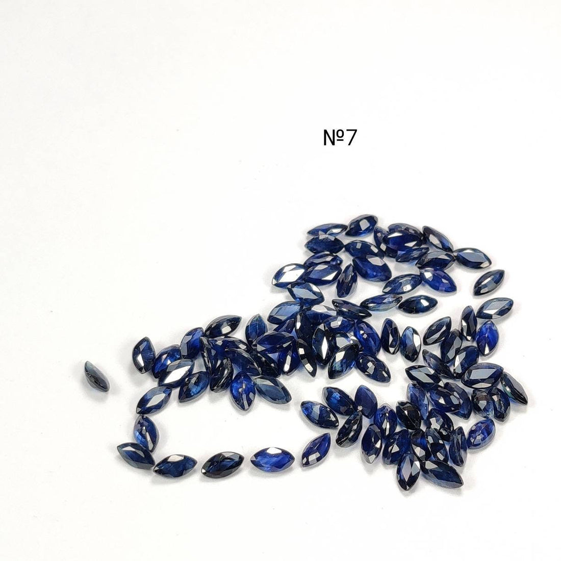 4.5x2.5 MM Natural Blue Sapphire Marquise Cut | 9 Different Grades | Varieties Of Color & Clarity | Deep / Medium / Pastel Blue | Calibrated