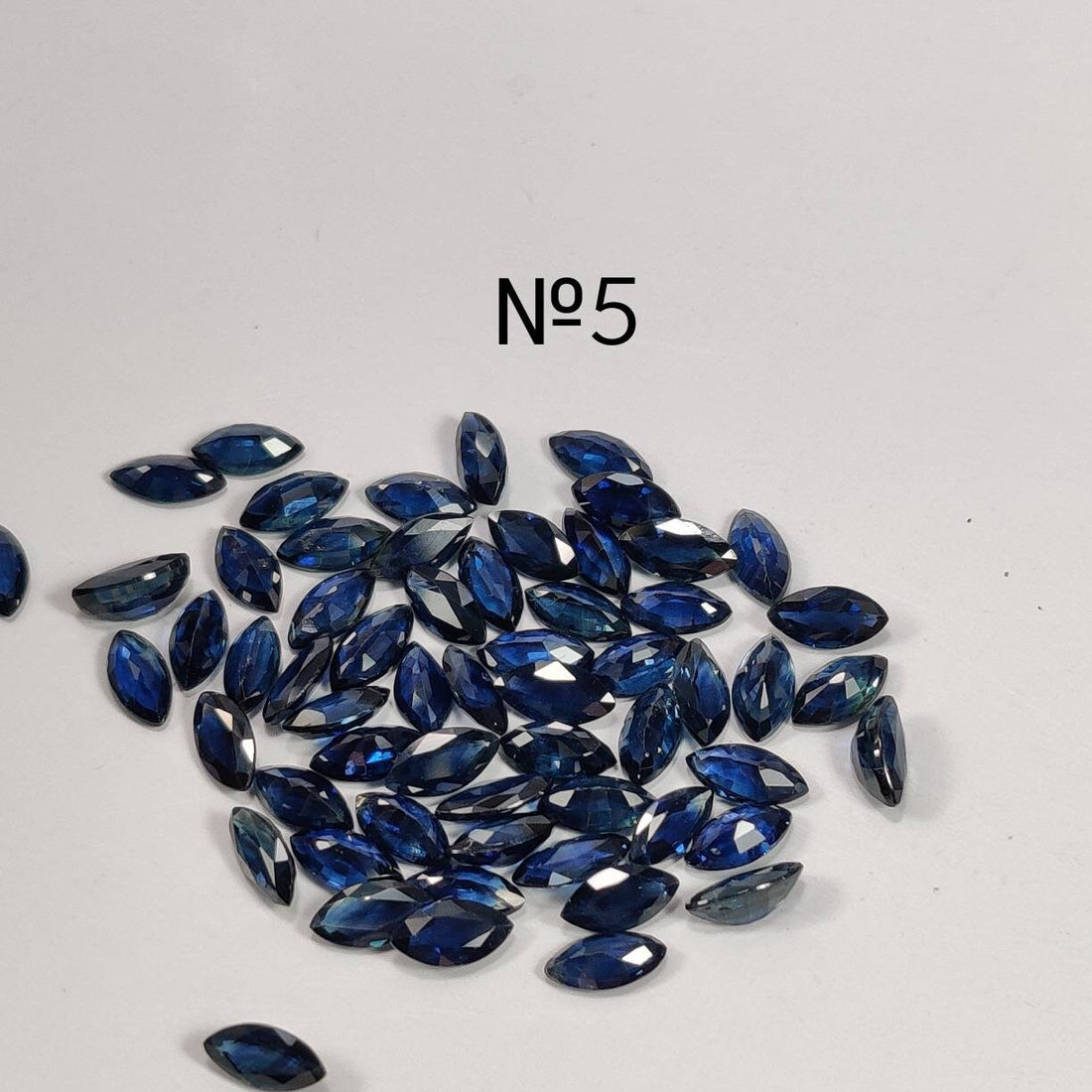 6x3 MM Natural Blue Sapphire Marquise Cut | 9 Different Grades | Varieties Of Color & Clarity | Deep / Medium / Pastel Blue | Calibrated