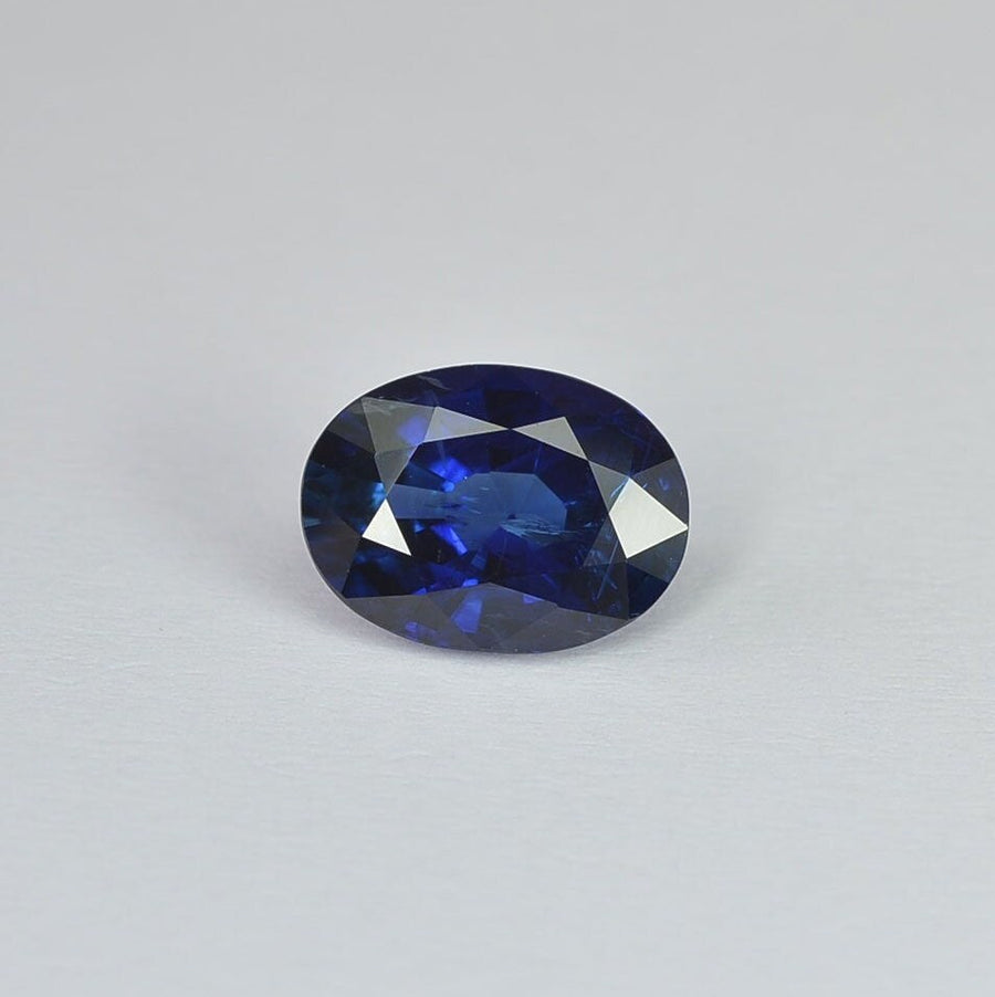 2.68 cts Natural Vivid Blue Sapphire Loose Gemstone Oval Cut Certified
