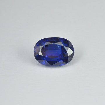 1.99 cts Natural Blue Sapphire Loose Gemstone Oval Cut Certified