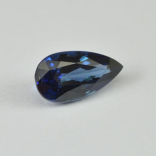 1.21 cts Natural Blue Sapphire Loose Gemstone Pear Cut