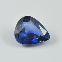 1.53 cts Natural Blue Sapphire Loose Gemstone Pear Cut