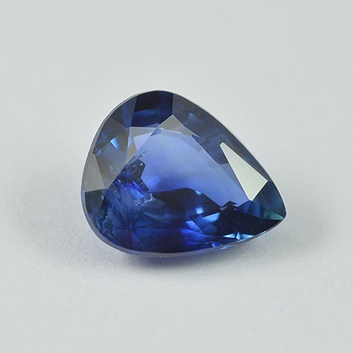 1.53 cts Natural Blue Sapphire Loose Gemstone Pear Cut