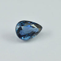 1.26 cts Natural Blue Sapphire Loose Gemstone Pear Cut