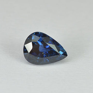 1.20 cts Natural Blue Sapphire Loose Gemstone Pear Cut