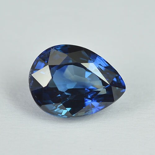 0.98 cts Natural Blue Sapphire Loose Gemstone Pear Cut