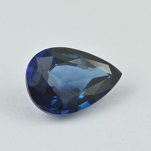 0.98 cts Natural Blue Sapphire Loose Gemstone Pear Cut