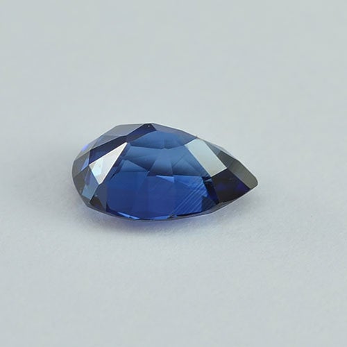 0.70 cts Natural Blue Sapphire Loose Gemstone Pear Cut