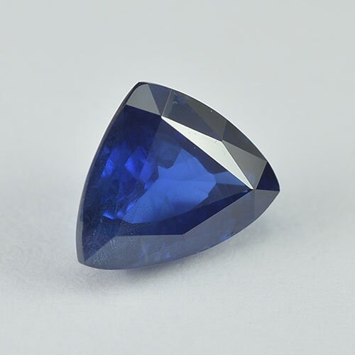 1.41 cts Natural Blue Sapphire Loose Gemstone Trillion Cut
