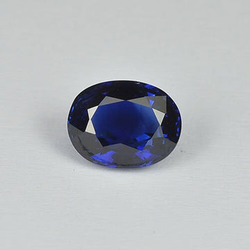 1.83 cts Natural Blue Sapphire Loose Gemstone Oval Cut Certified